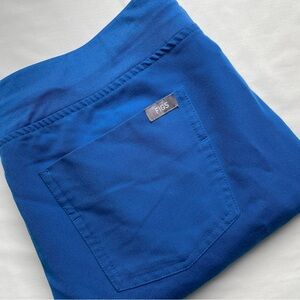 Figs Zamora Jogger Scrub Pants Size Small/Medium Royal Blue